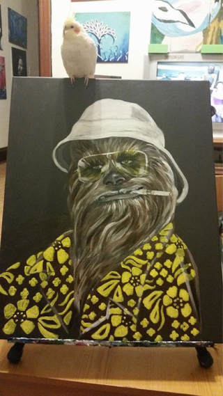 Illustration for article titled Chewbacca Is Beautiful As The Wookiee With The Pearl Earring (And More)